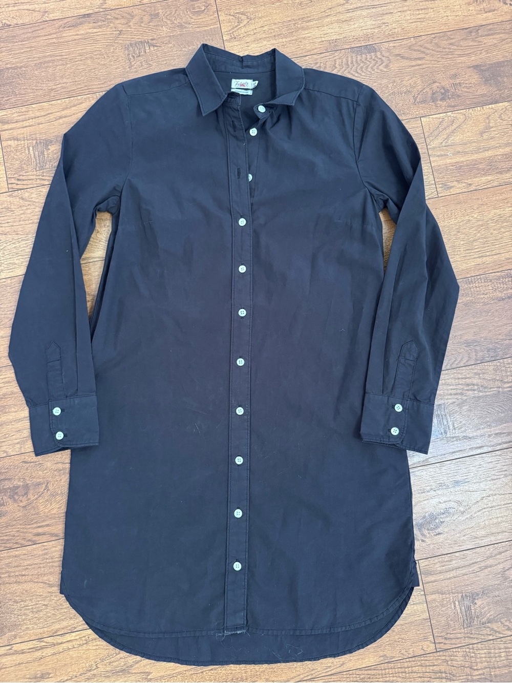 Faherty Women Washed Black Dress size Small organic cotton - Picture 5 of 6